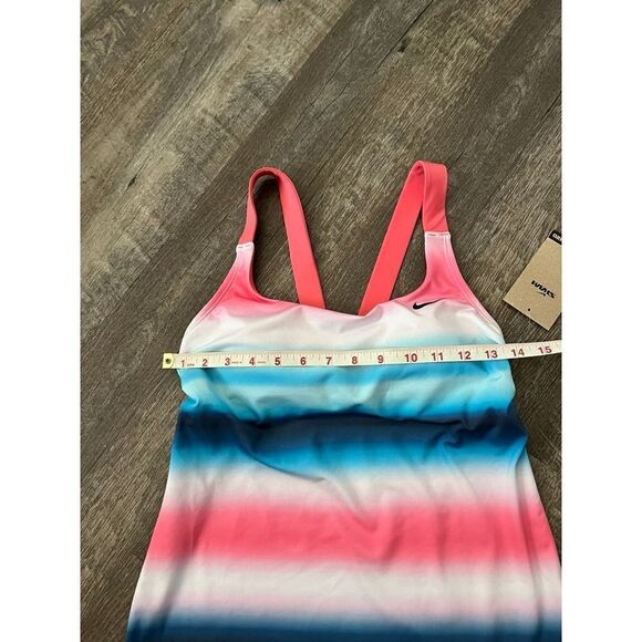 Nike Women's V Back‎ Tankini Top-Size Small - Picture 5 of 7